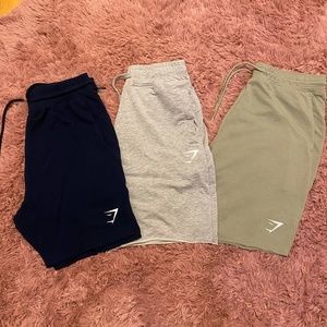 3 GYMSHARK SHORTS